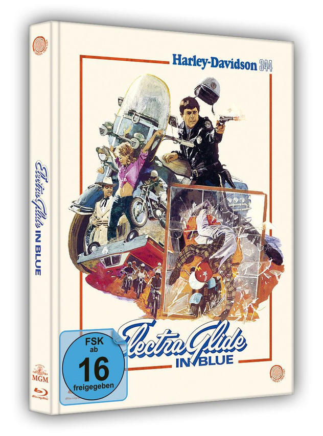 Filmcover mit blauem Himmel und Menschen auf Motorrädern.