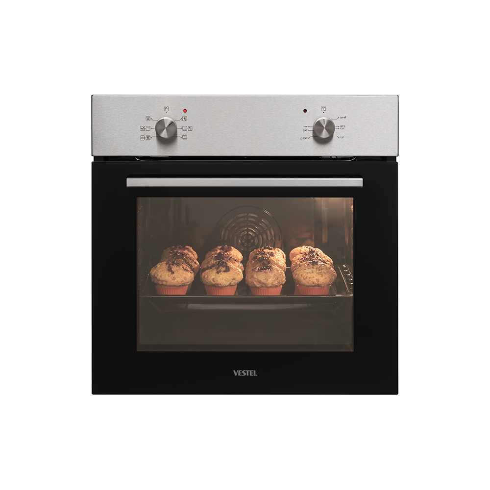 VESTEL AF-5661 YX 66L Ankastre Fırın Inox