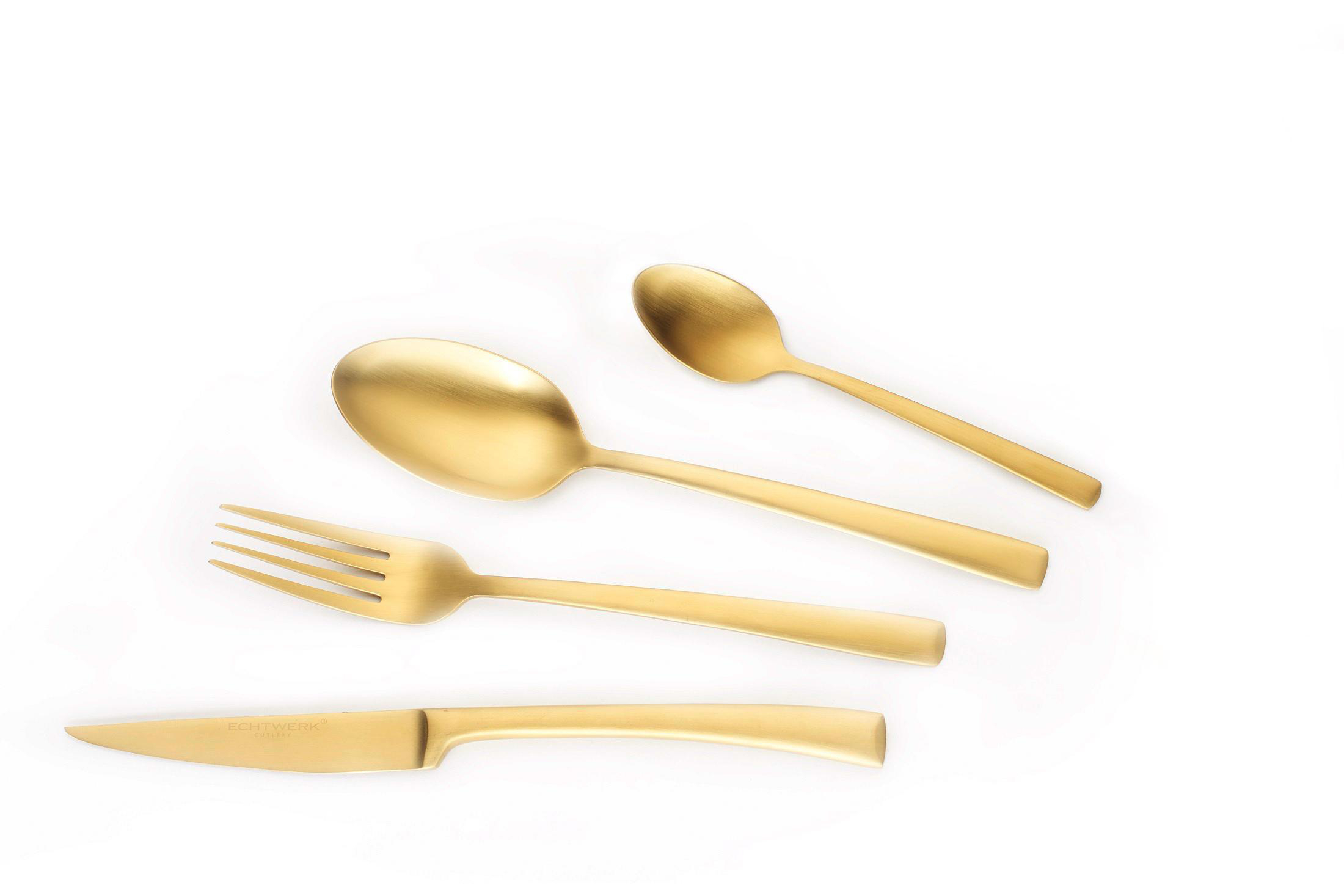 ECHTWERK EW_BS-164G Avelino 16-tlg. Besteck Gold matt