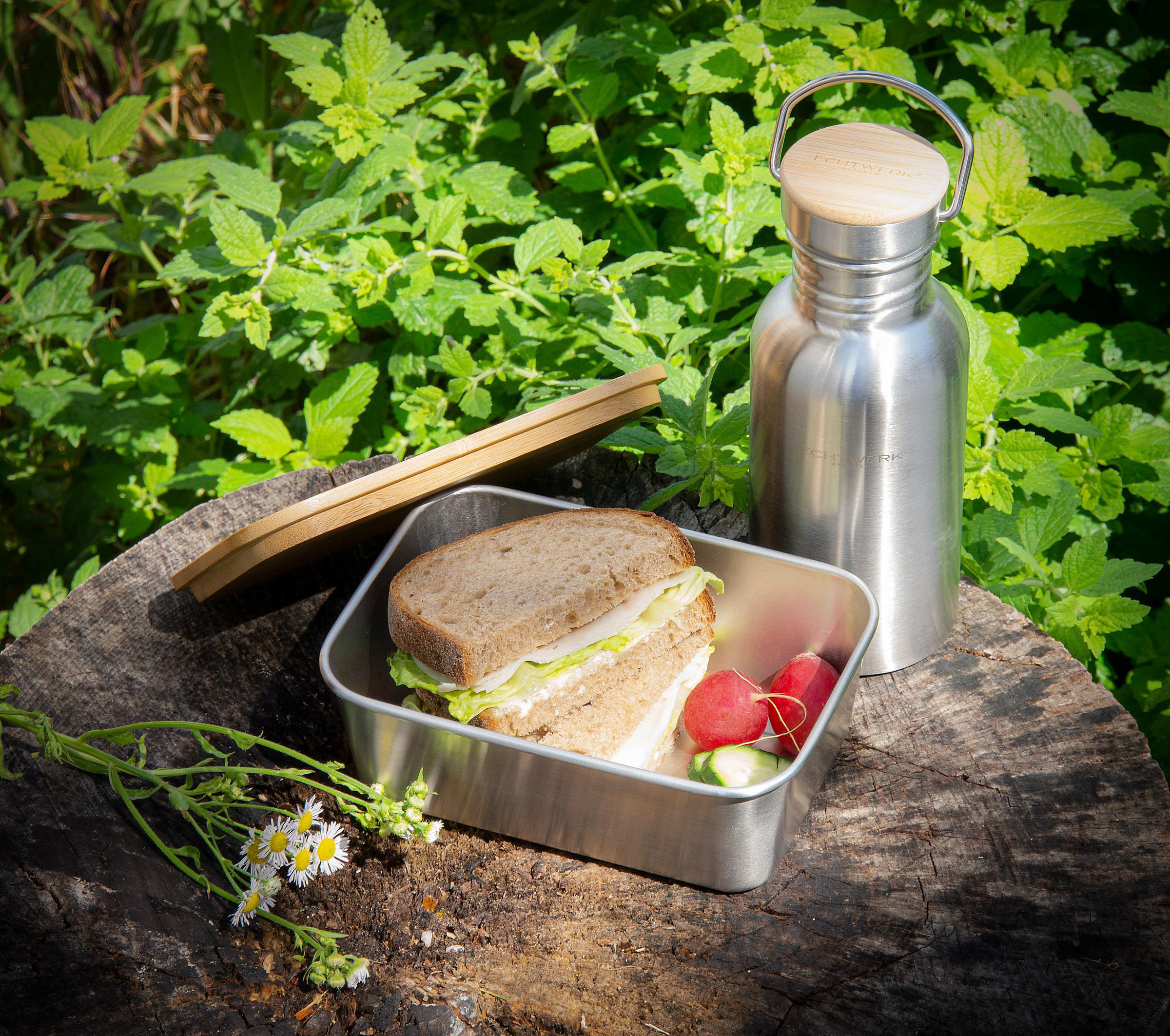 ECHTWERK EW-LB-1720 Lunchbox Silber