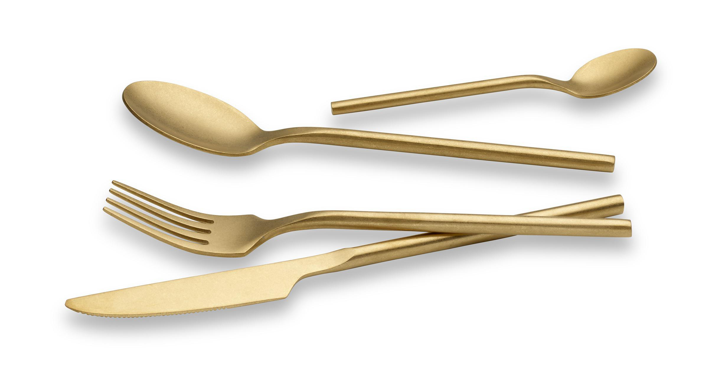 ECHTWERK EW-BS-1685C Bari 16-tlg. stonewashed Besteck Gold