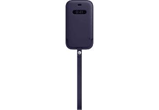 APPLE iPhone 12, 12 Pro bebújtatós bőrtok - MagSafe rögzítésű - mély ibolya (mk0a3zm/a)