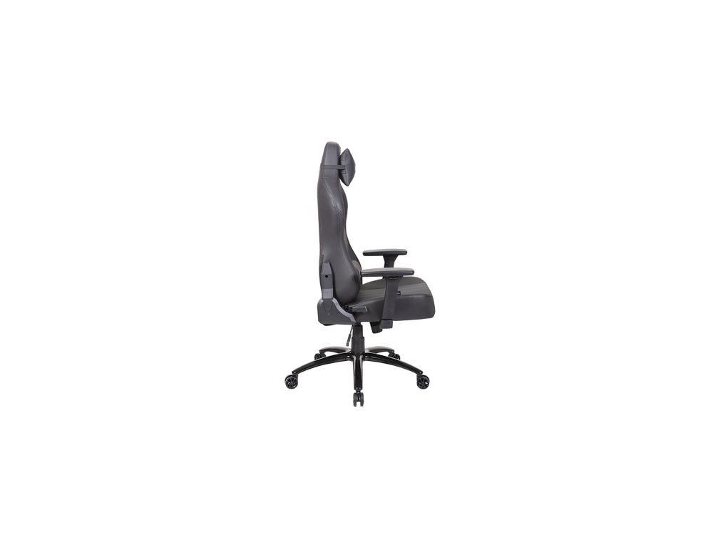 Silla gaming - Newskill Akeron, PU transpirable, Reposabrazos 3D, 150 kg, Ruedas anti-rodaduras, Negro