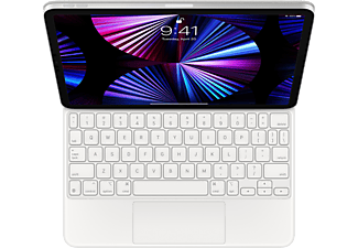 APPLE Outlet Magic Keyboard iPad Pro 11" 1/2/3/4 gen és iPad Air 4/5 gen készülékekhez, fehér, Angol (mjqj3lb/a)