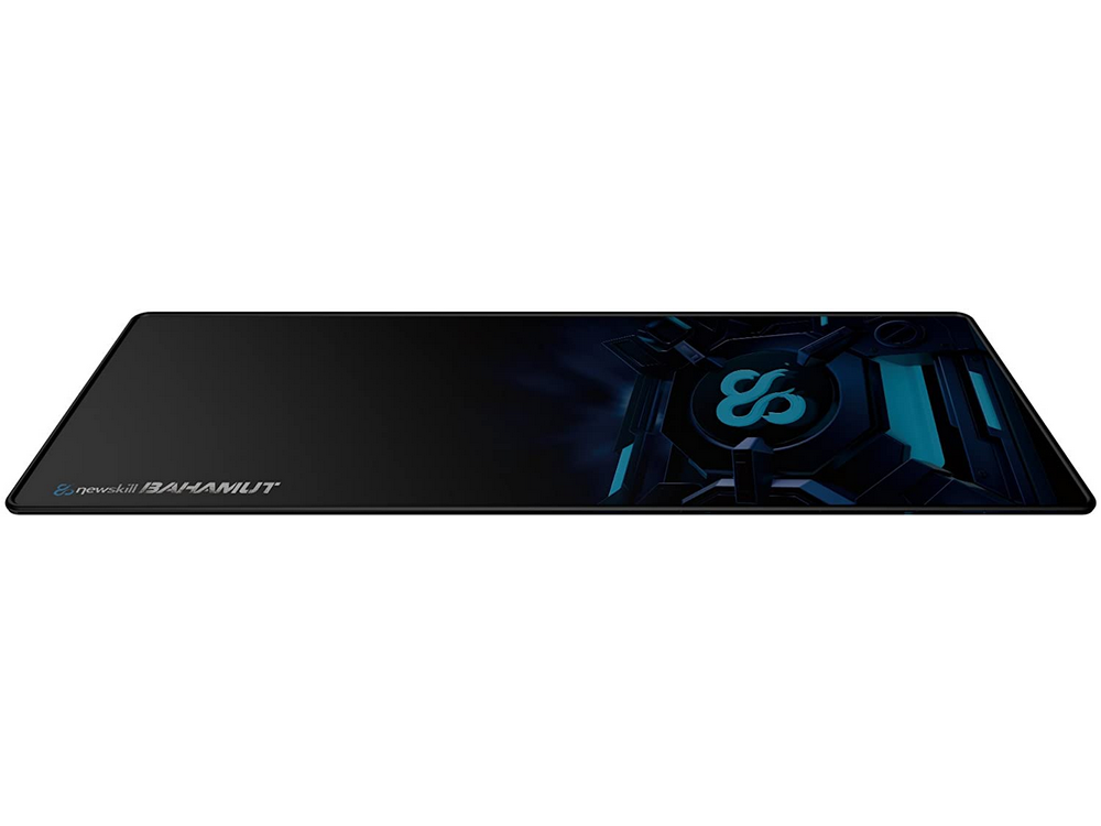 Alfombrilla gaming - Newskill Bahamut, Para teclado y ratón, Fibra, Caucho, 93 cm, Negro