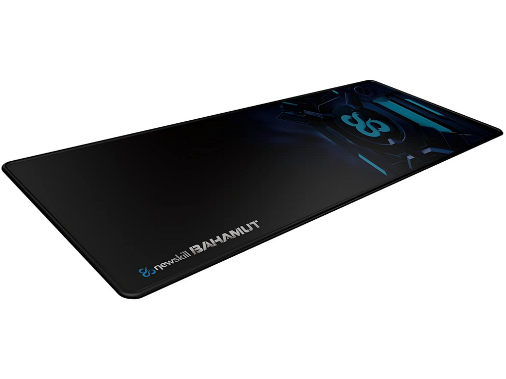 Alfombrilla gaming - Newskill Bahamut, Para teclado y ratón, Fibra, Caucho, 93 cm, Negro