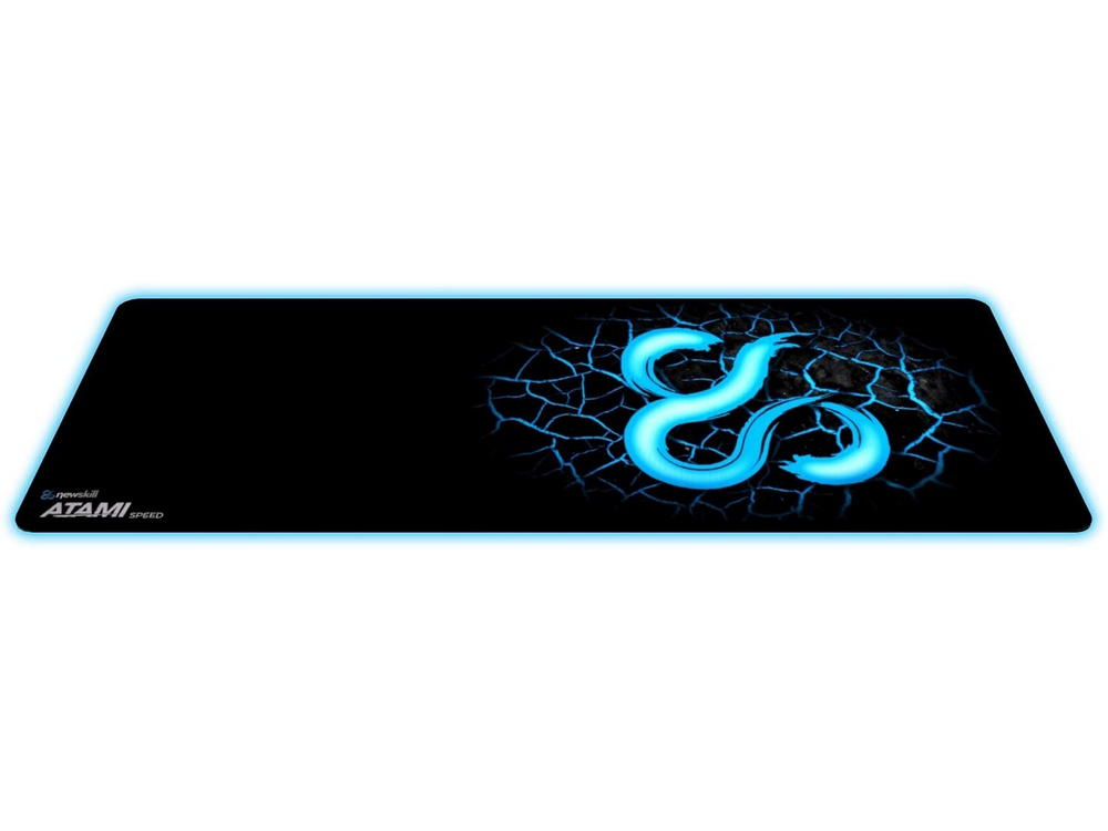 Alfombrilla gaming - Newskill Atami Speed, Para ratón, Caucho, 92.99 cm, Negro