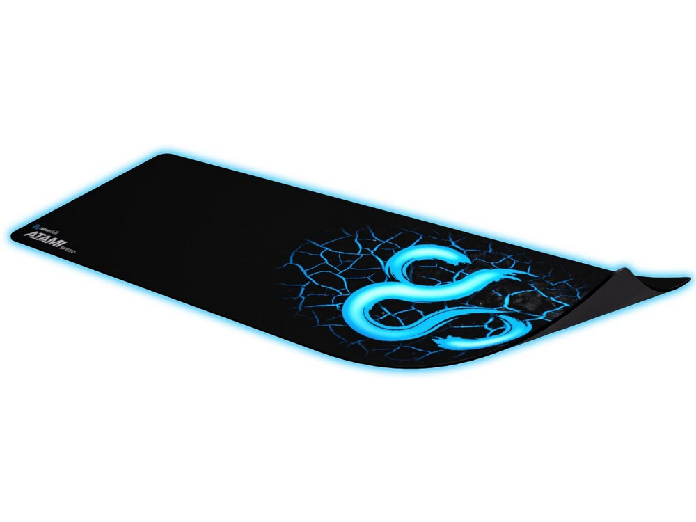 Alfombrilla gaming - Newskill Atami Speed, Para ratón, Caucho, 92.99 cm, Negro