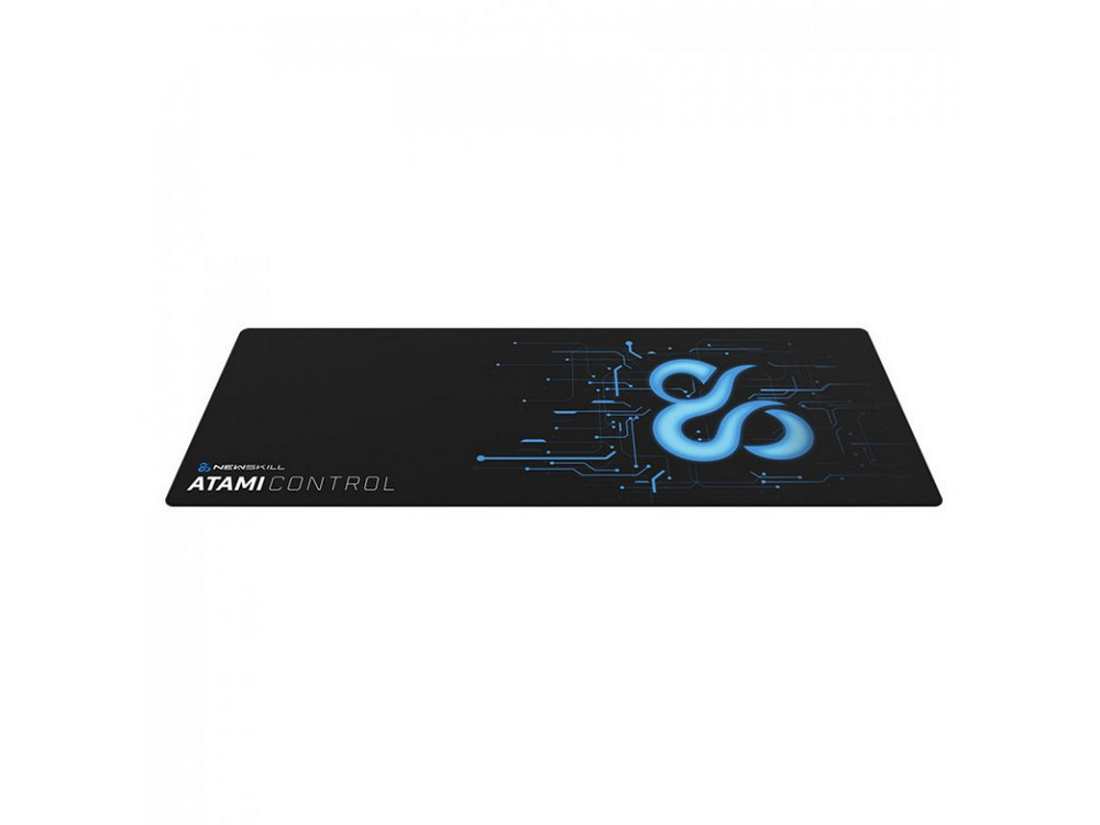 Alfombrilla gaming - Atami Control XL NS-MP-ATAMI-CXL, Para ratón, Fibra, Caucho, 92.99 cm, Negro