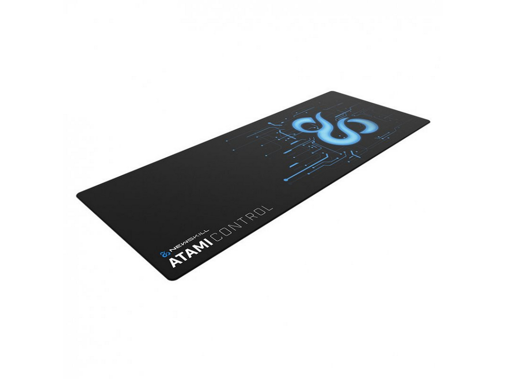 Alfombrilla gaming - Atami Control XL NS-MP-ATAMI-CXL, Para ratón, Fibra, Caucho, 92.99 cm, Negro