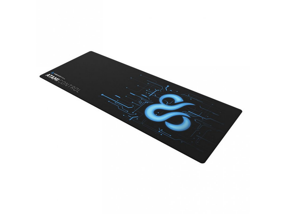 Alfombrilla gaming - Atami Control XL NS-MP-ATAMI-CXL, Para ratón, Fibra, Caucho, 92.99 cm, Negro