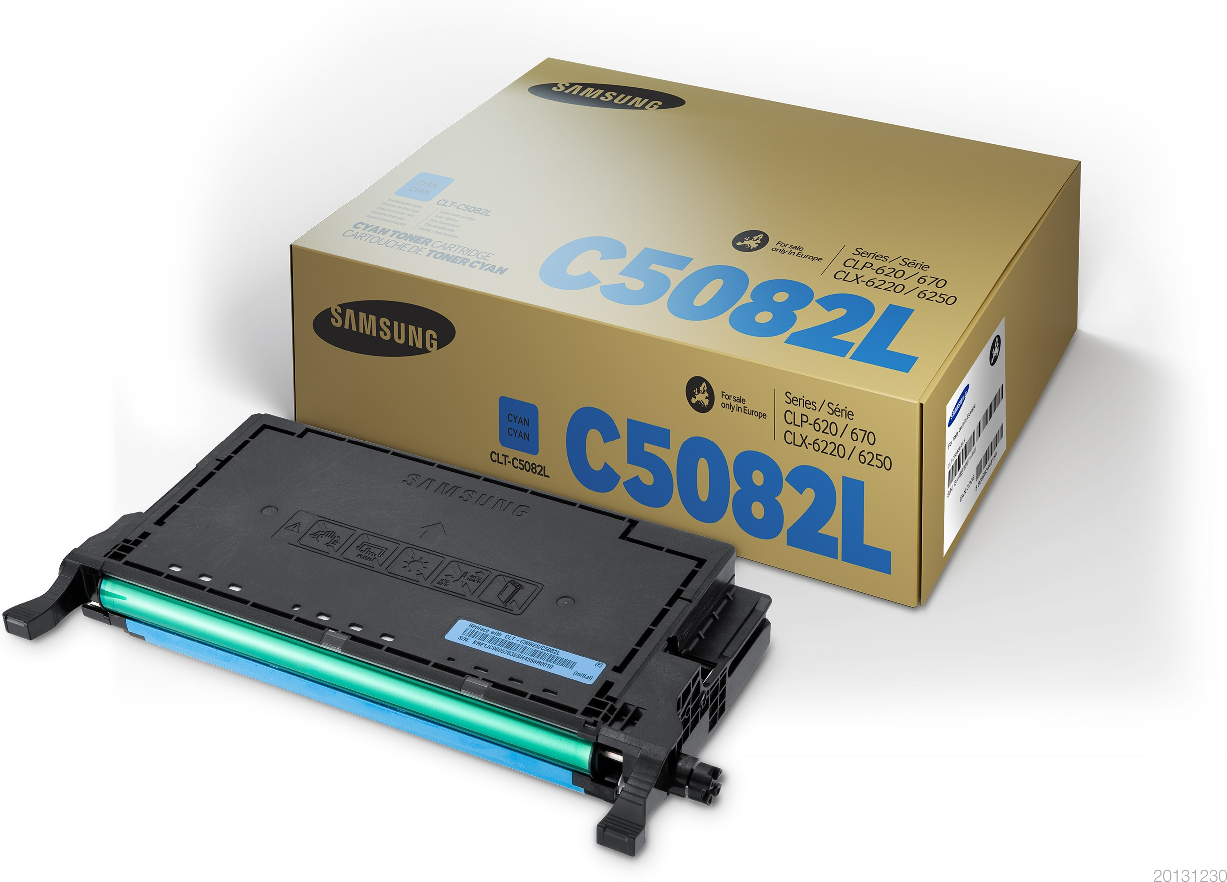 Cartucho de tinta - Samsung CLT-C5082L, Cian