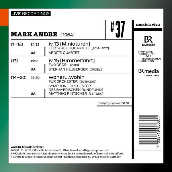 Heuberger/Arditti Quartet/Pintscher/BRSO - Miniaturen (iv13) Himmelfahrt (iv15) woher...wohin  - (CD)
