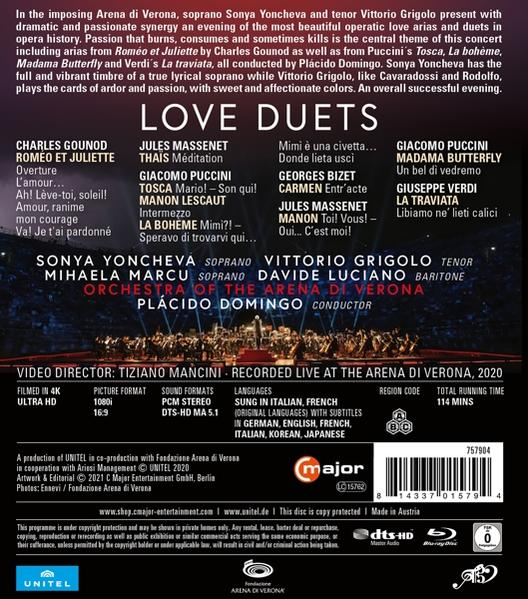 Yoncheva,Sonya/Grigolo,Vittorio - Love Duets  - (Blu-ray)