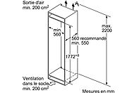 BOSCH Frigo-congélateur encastrable E (KIV86VSE0)