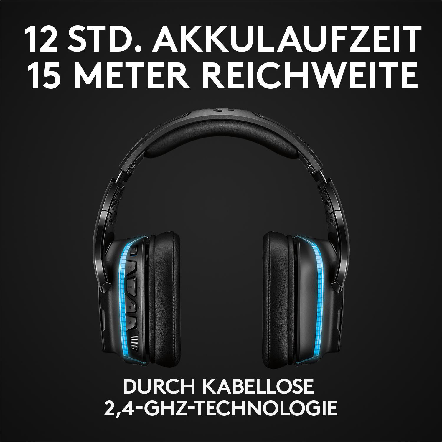 Headset LOGITECH Schwarz Over-ear G935, Gaming