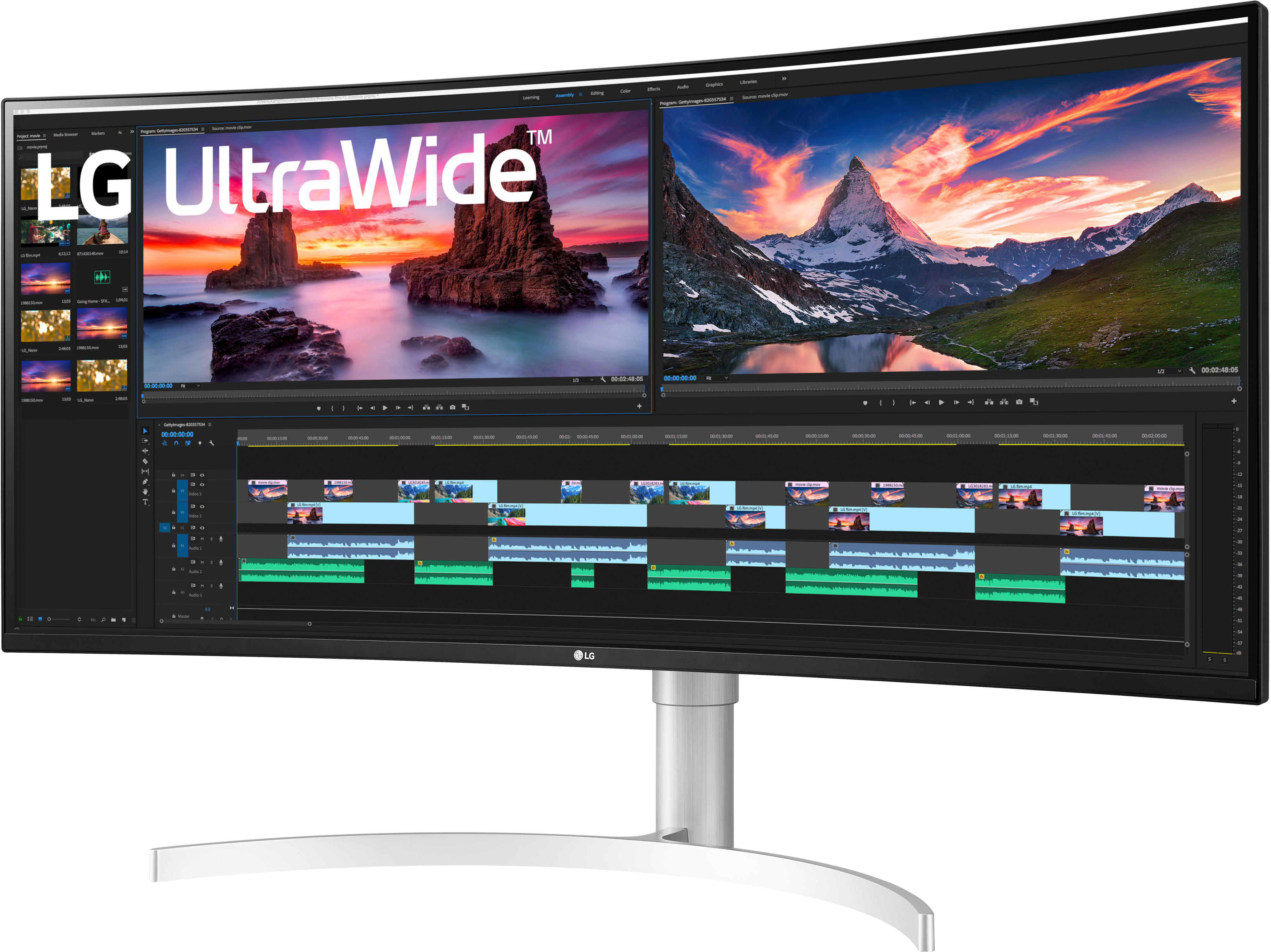 LG 38WN95C IPS 21:9 Curved UltraWide™ 38 Zoll  QHD+  Monitor  1 ms Reaktionszeit  