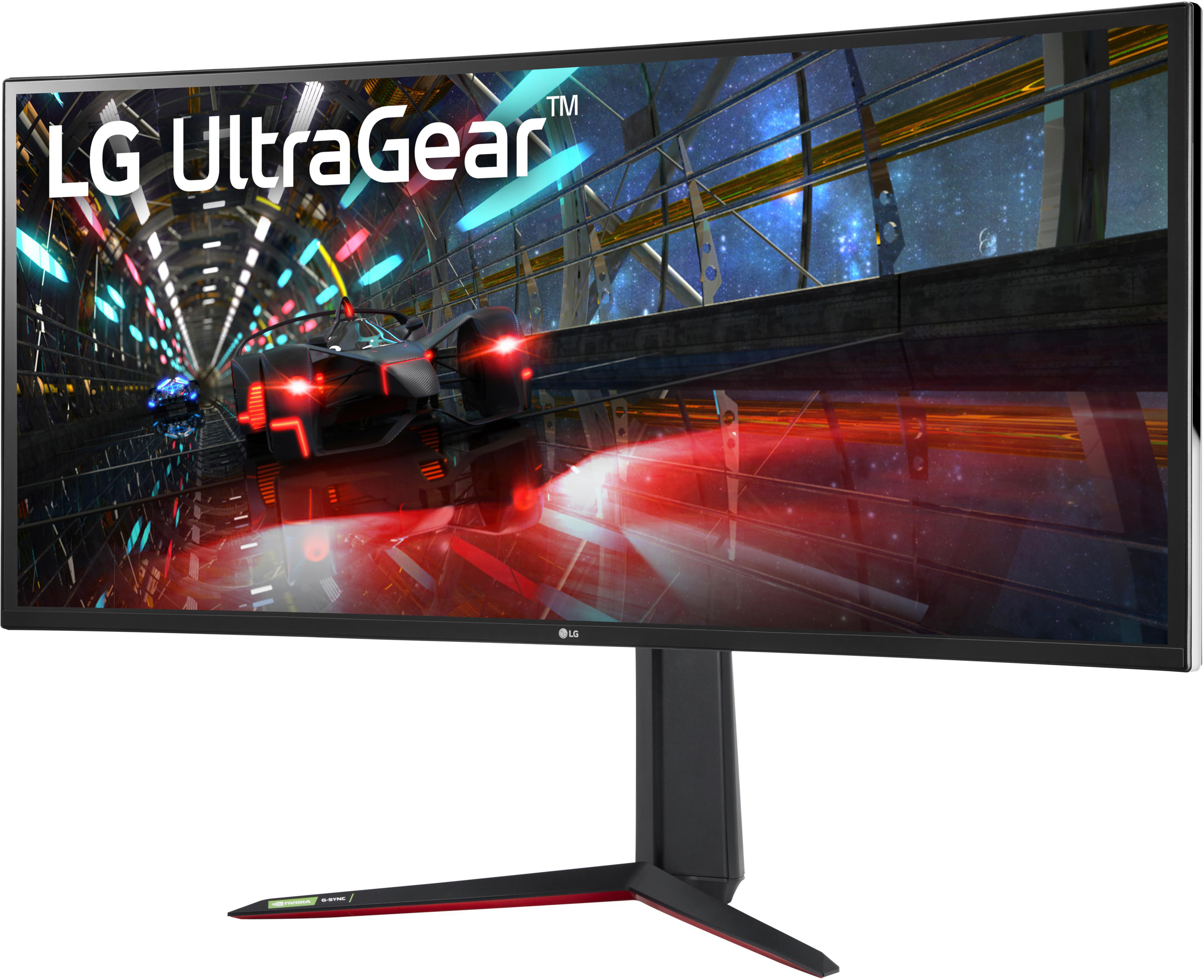 LG 38GN950 Curved UltraGear™ IPS Gaming Monitor 37,5 Zoll  QHD+  Monitor  1 ms Reaktionszeit  