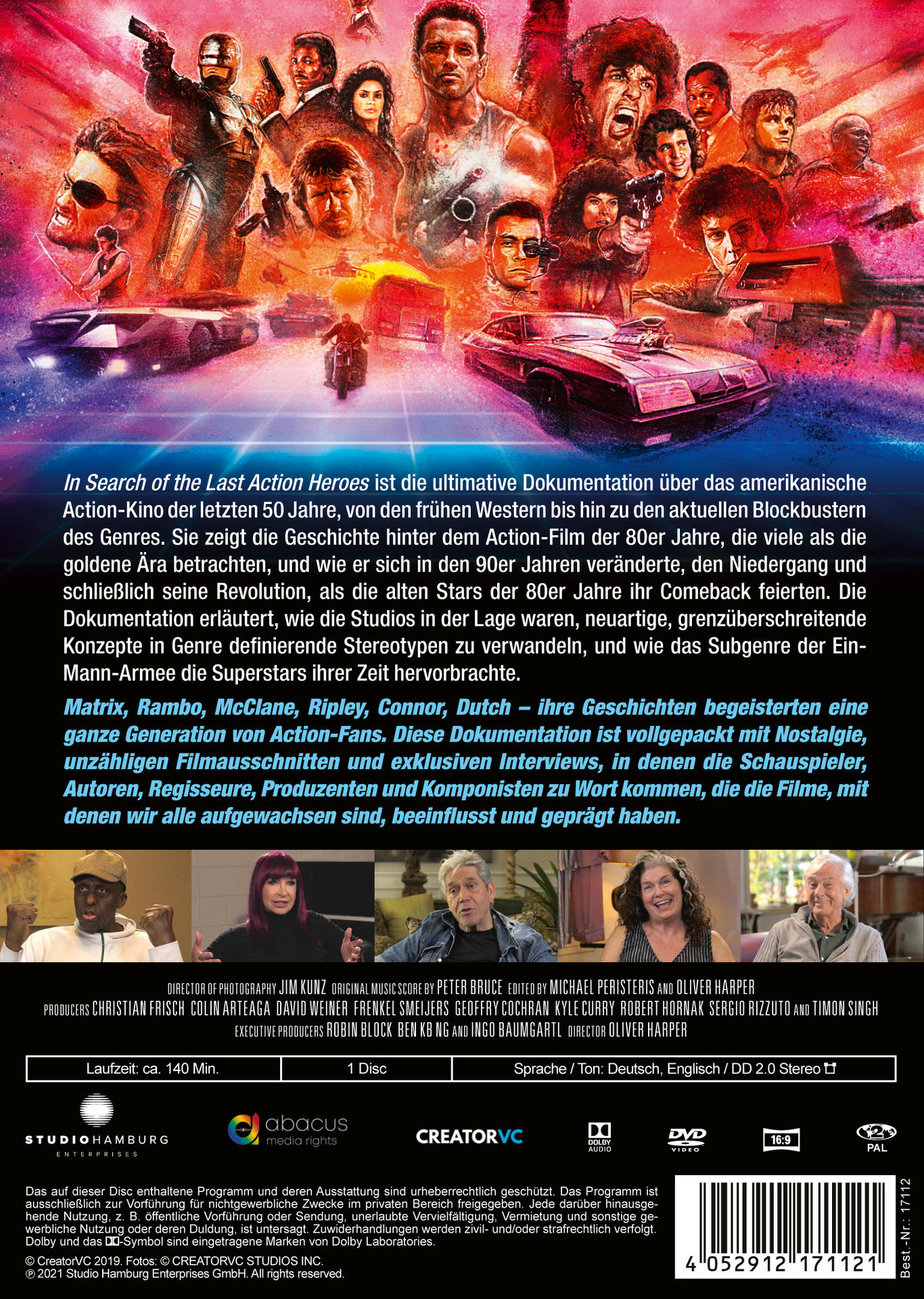 Filmcover von 'In Search of the Last Action Heroes'.