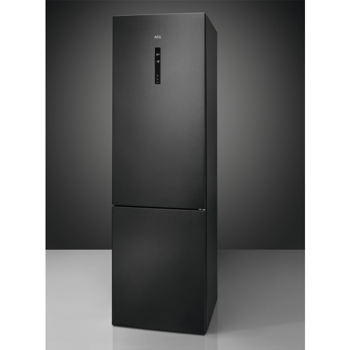 AEG RCB736E5MB CustomFlex kombinált hűtőszekrény, NoFrost, 201 cm