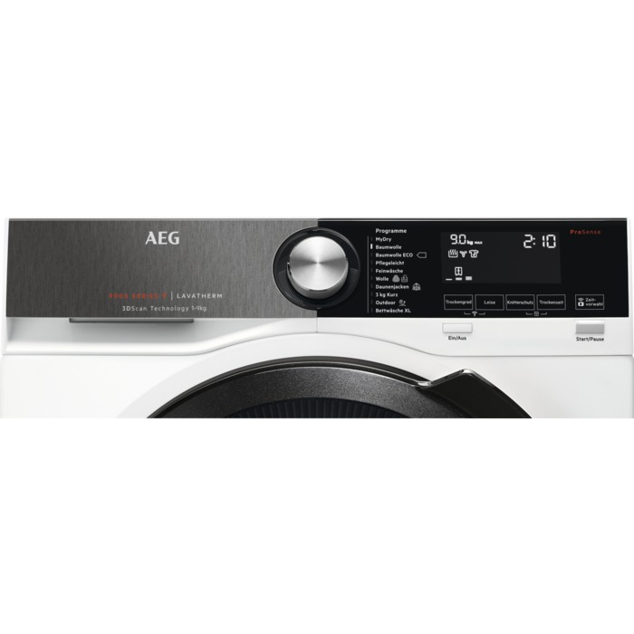 AEG T9DBB89B Hőszivattyús szárítógép, 9 kg, 3DScan technológia, WIFI, inverter motor