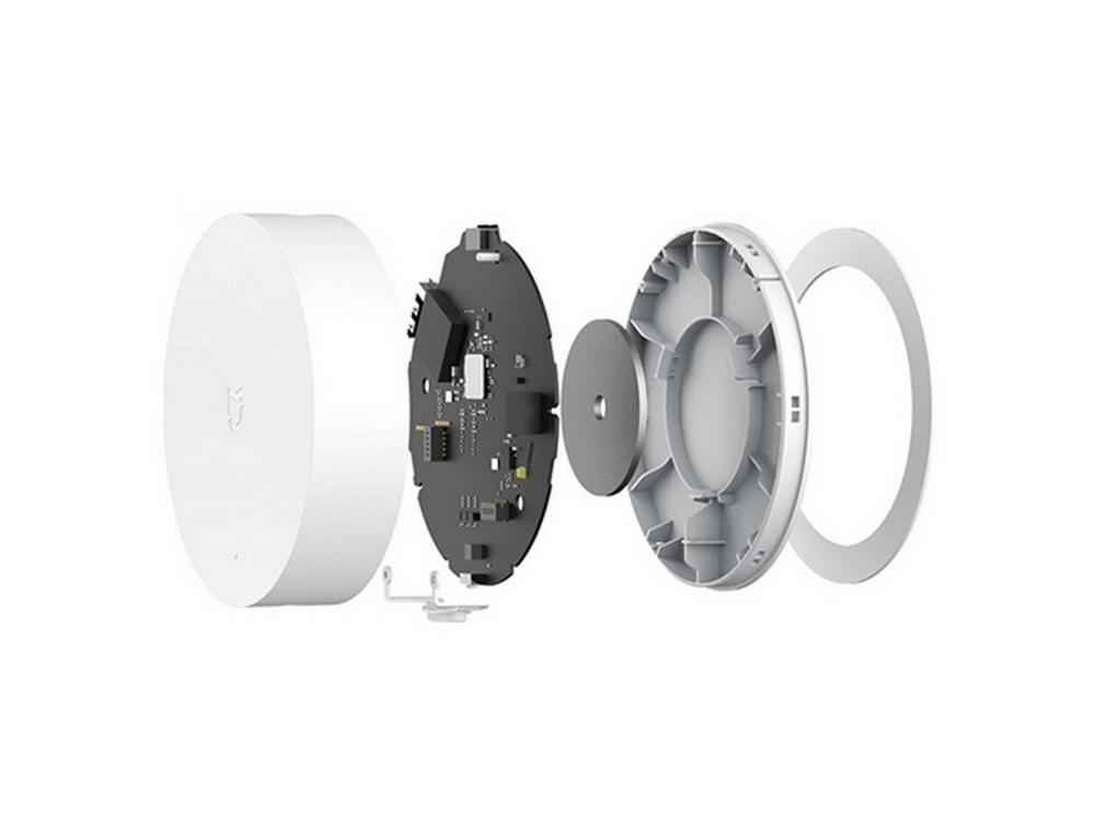 Smart Home Hub - Xiaomi Mi Smart Home Hub, Hasta 32 sub-dispositivos, WiFi, Bluetooth, ZigBee, Blanco