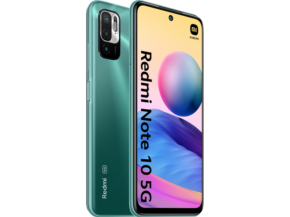 Xiaomi Redmi Note 10 5G, Verde, 64GB, 4GB RAM, 6.5" FHD+, MediaTek Dimensity 700, 5000 mAh, Android