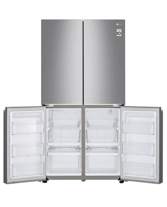 LG GR-B31FMLPL E Enerji Sınıfı 877L 4 Kapılı Gardırop Door Cooling + ™ Buzdolabı Metalik Inox