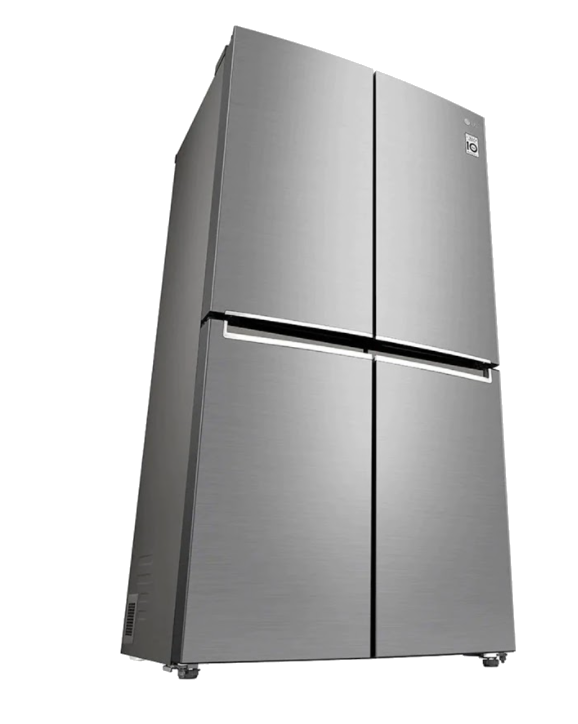 LG GR-B31FMLPL E Enerji Sınıfı 877L 4 Kapılı Gardırop Door Cooling + ™ Buzdolabı Metalik Inox