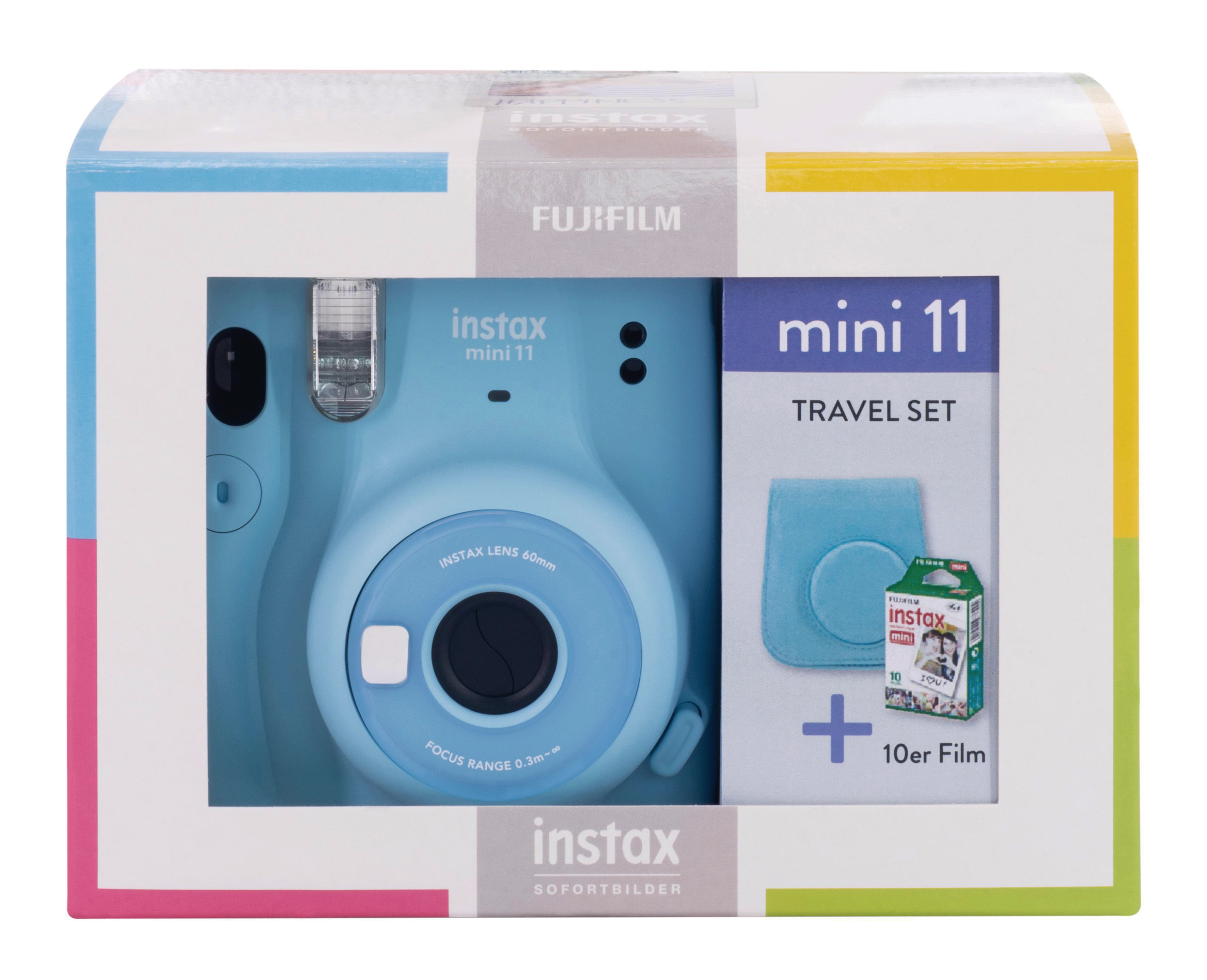 FUJIFILM instax Mini 11 Sofortbildkamera, Sky Blue
