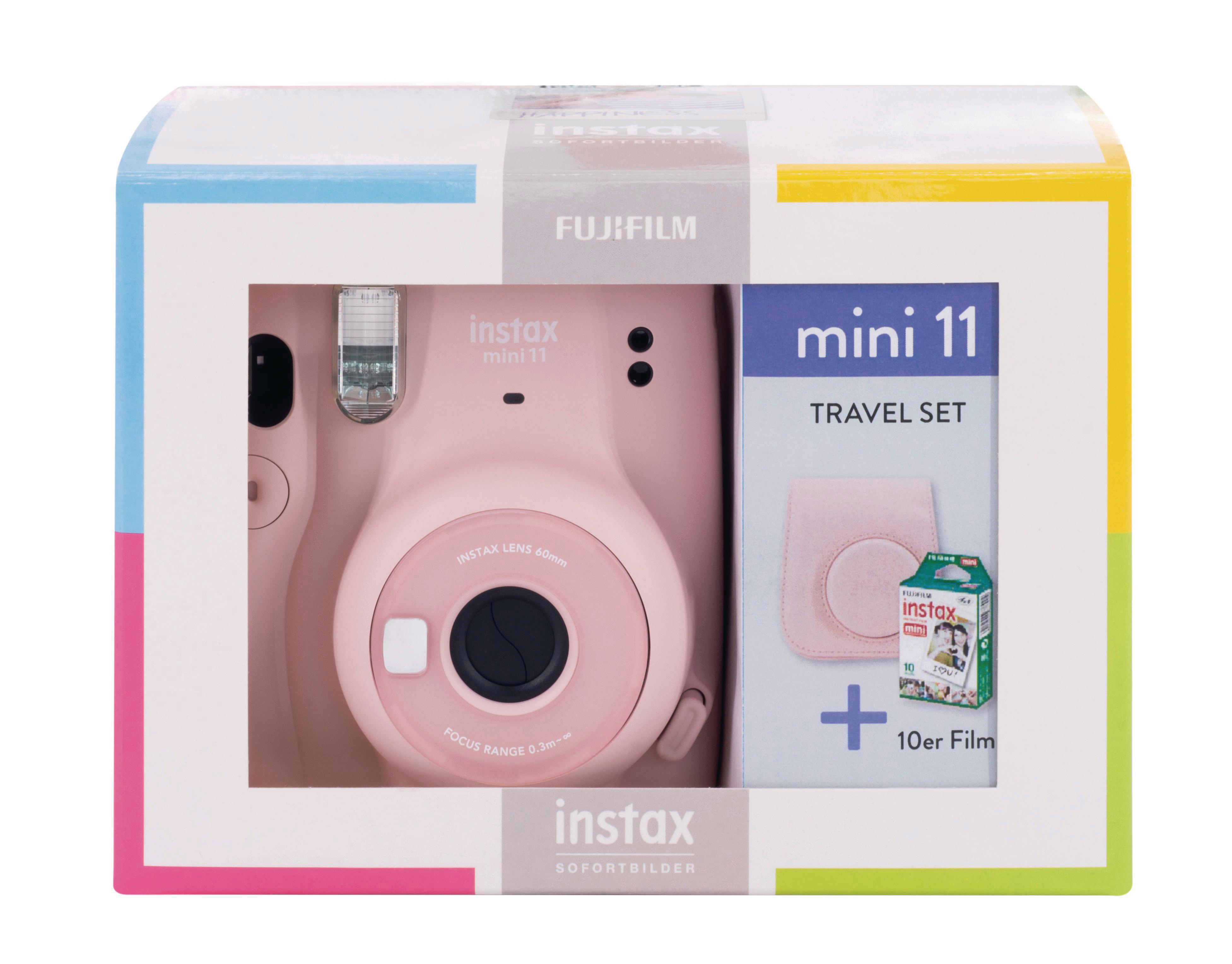 FUJIFILM instax Mini 11 Sofortbildkamera, Blush-Pink