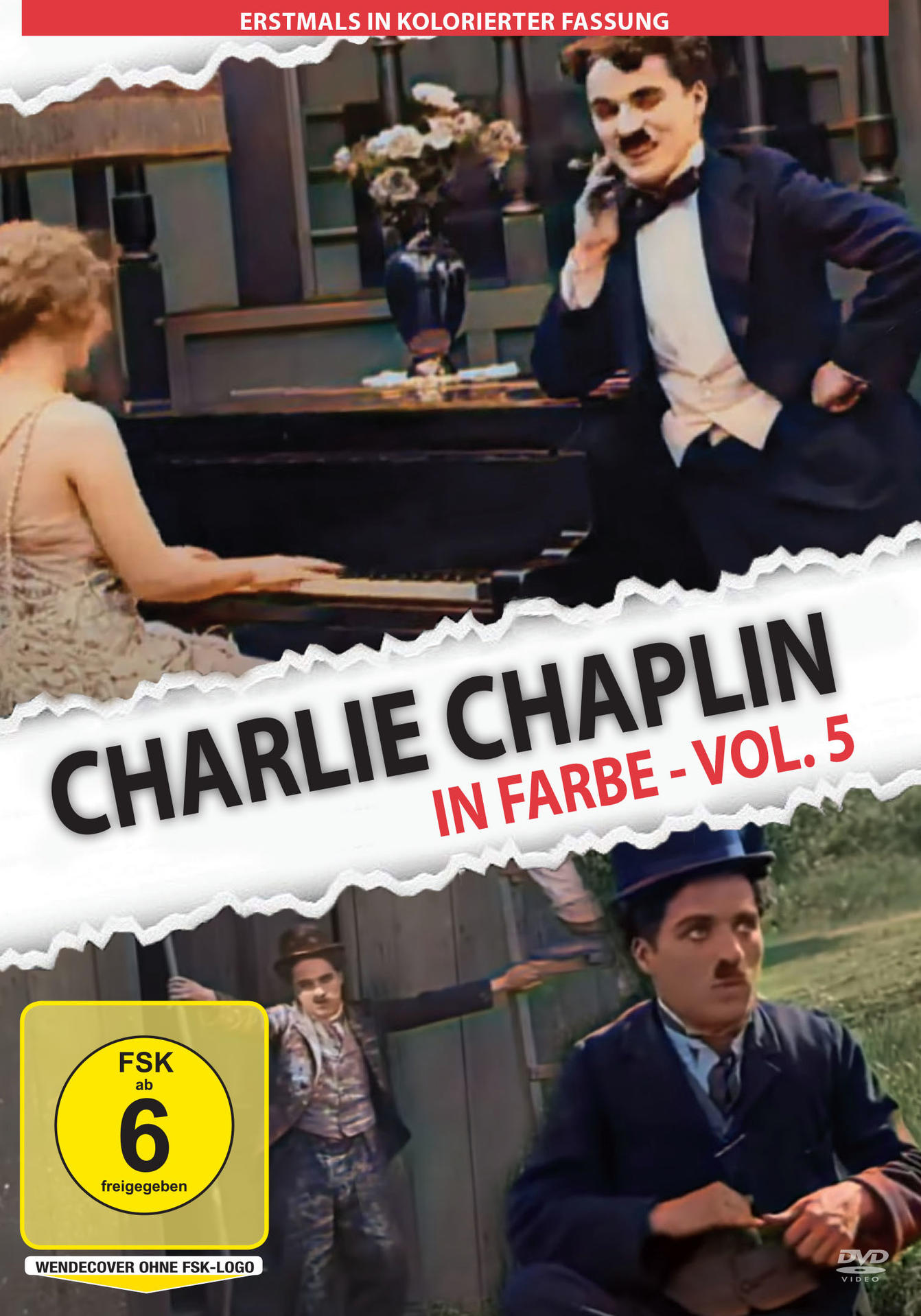 Charlie Farbe DVD in 5 Vol. Chaplin