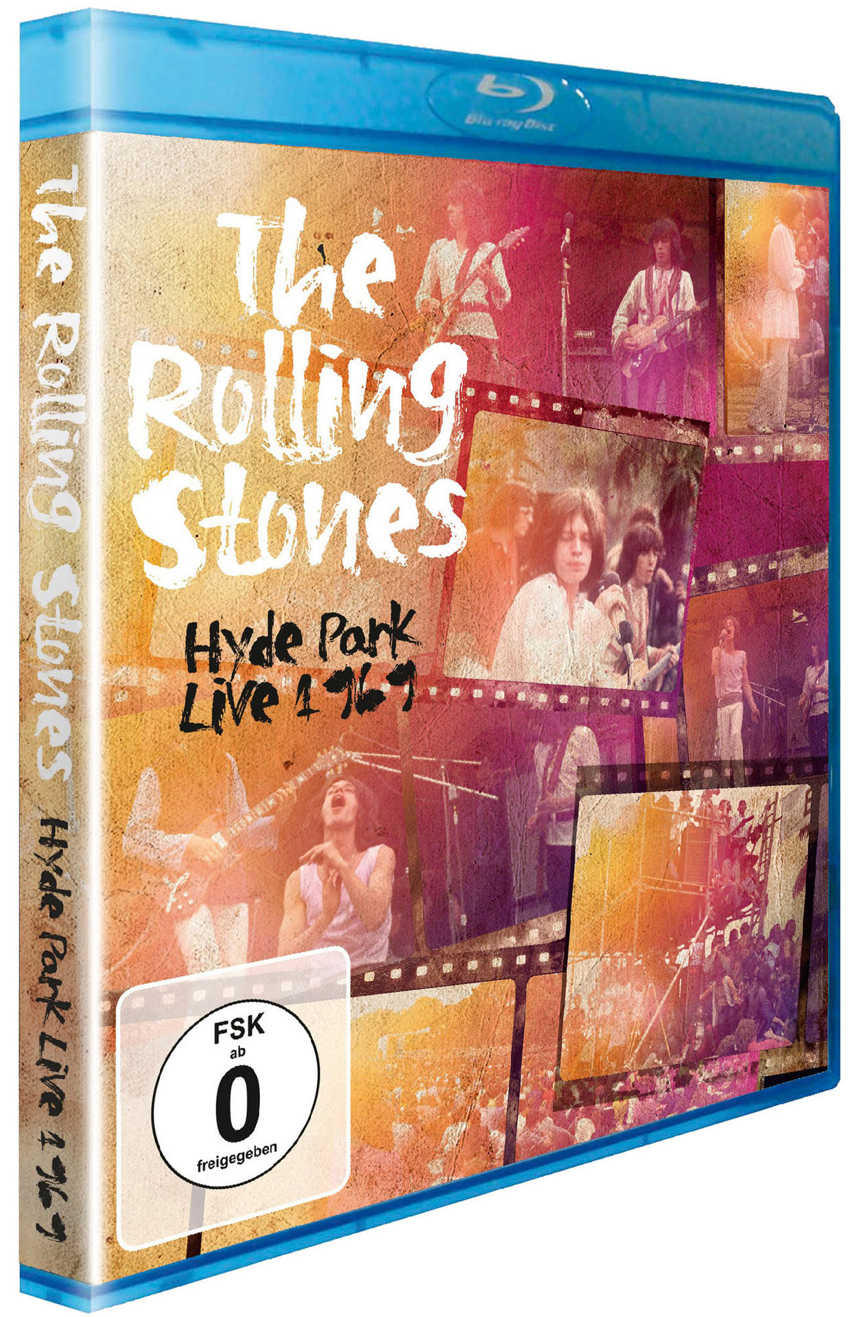 Blu-ray-Box mit The Rolling Stones Bild.