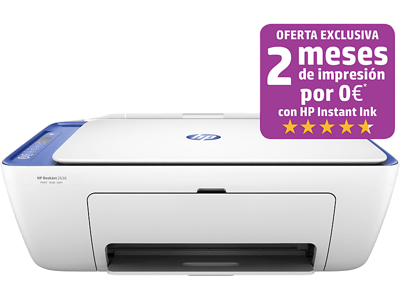 Impresora multifunción | HP Deskjet Color, pppm, WiFi, USB 2.0, Compatible HP Ink