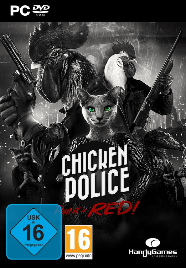 Red! Chicken Paint [PC] it - Police: