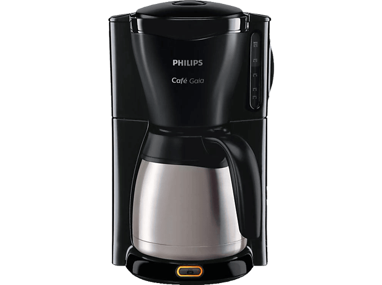 PHILIPS HD7549/20 GAIA Timer Kaffeemaschine Schwarz/Edelstahl