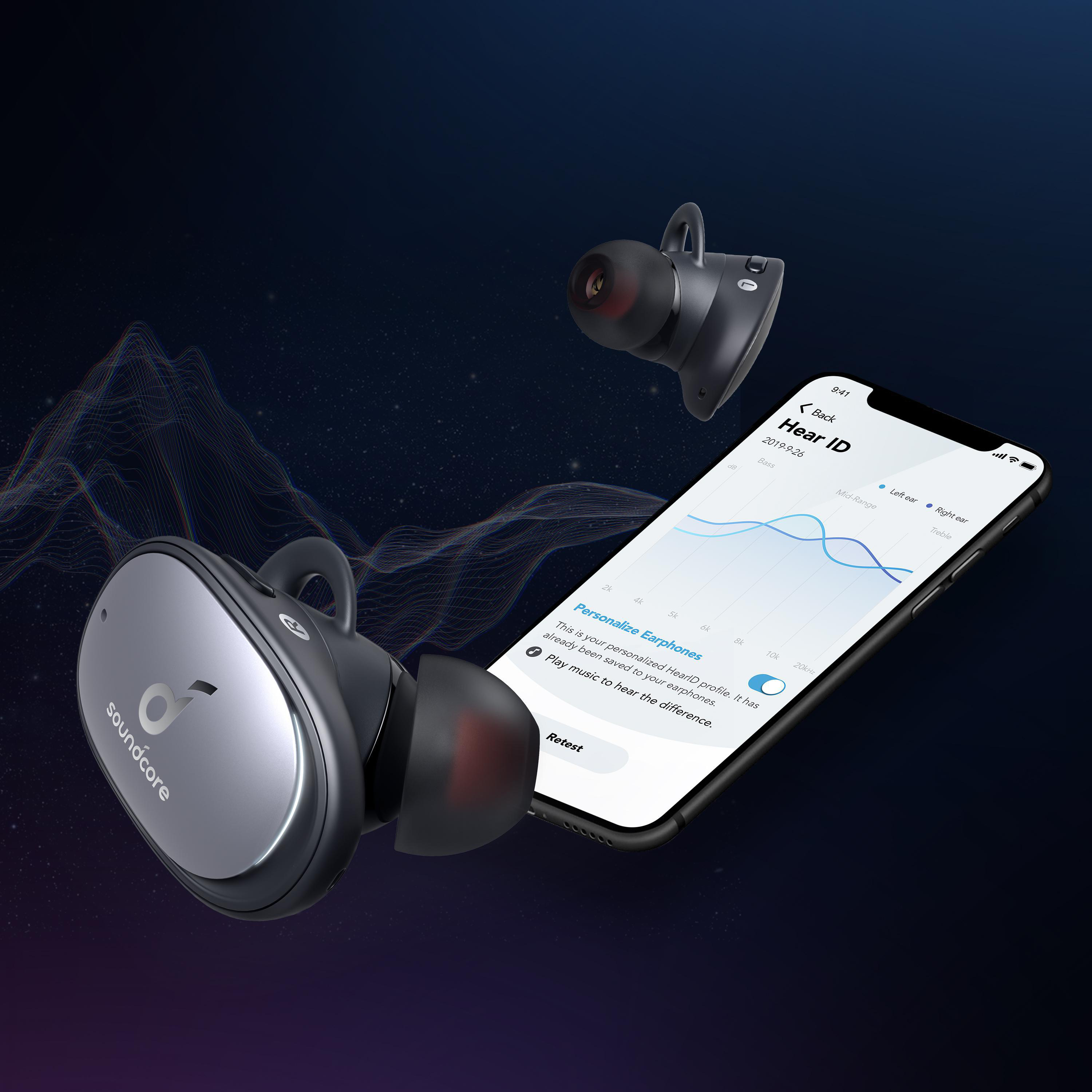 ANKER Liberty 2 Pro, In-ear Kopfhörer Bluetooth Schwarz