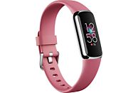 FITBIT Luxe - Fitness-Tracker (S: 140-180 mm / L: 180-220 mm, Silikon, Orchidee/Edelstahl Platin)