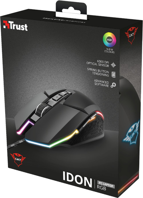 TRUST Gamingmuis GXT950 Idon Illuminated (23645)