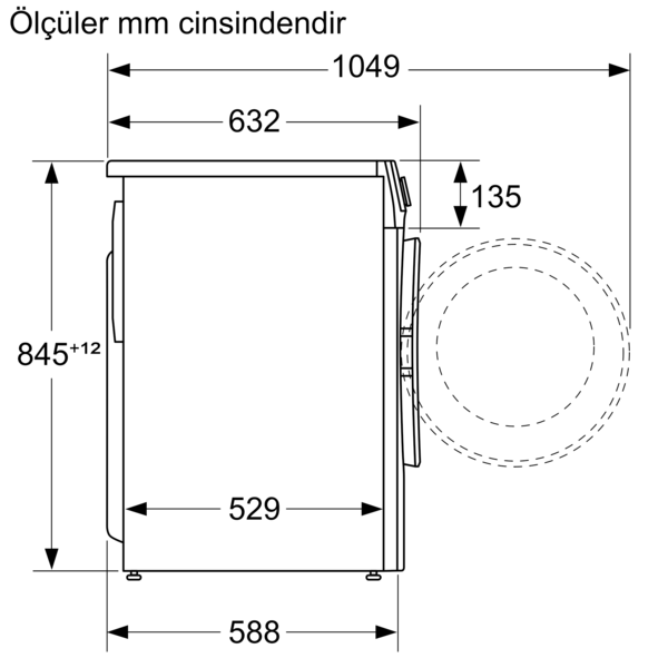SIEMENS WG41A1X1TR C Enerji Sınıfı 9Kg Yıkama Kapasiteli 10+ Program 1000 Devir Çamaşır Makinesi Beyaz