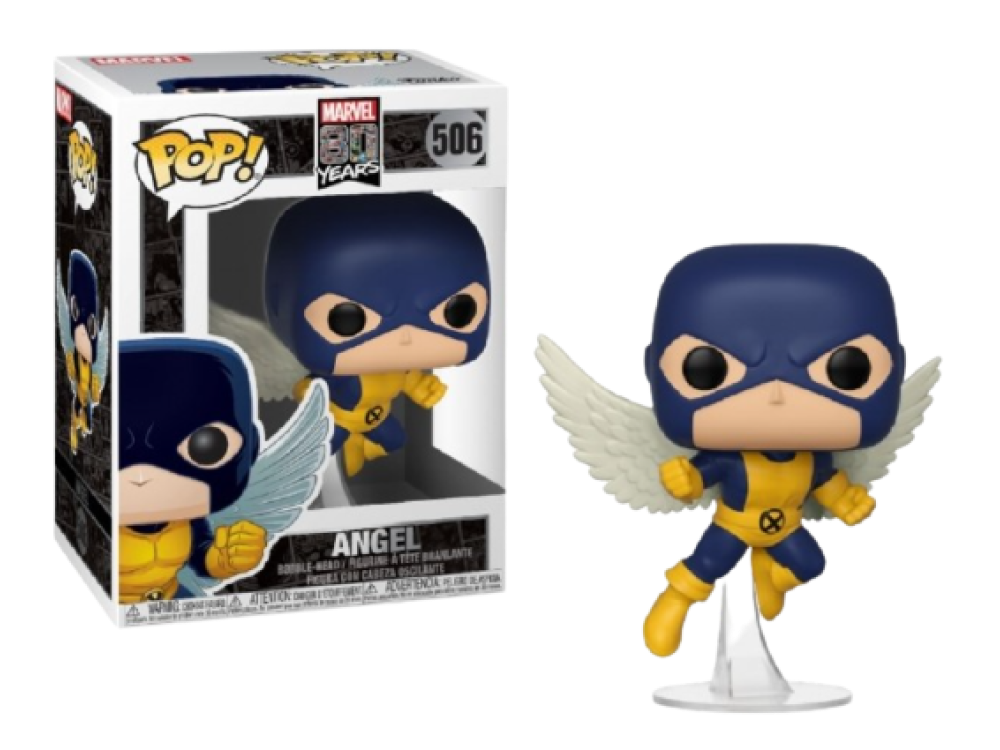 Figura Funko Pop! - Marvel 80th First Appearance Angel, 9 cm, Vinilo, Azul