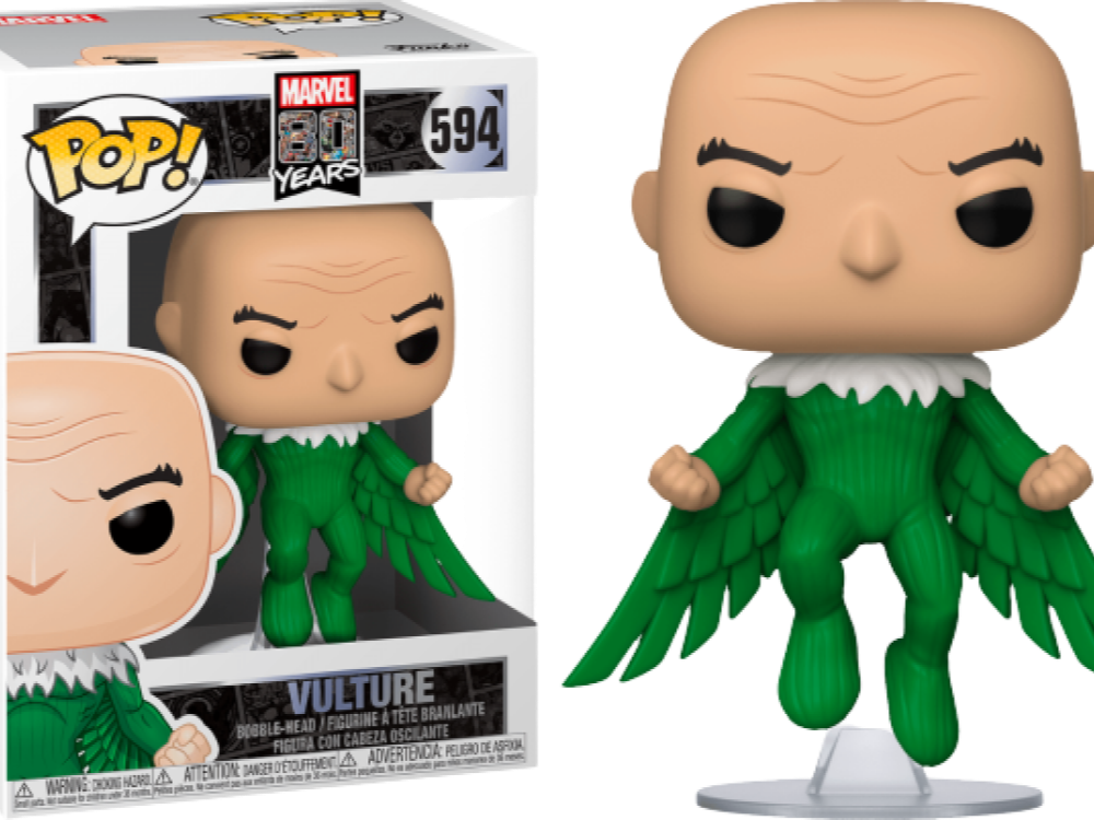 Figura Funko Pop! - Marvel 80 TH First Appearance Vulture, 9 cm, Vinilo, Verde