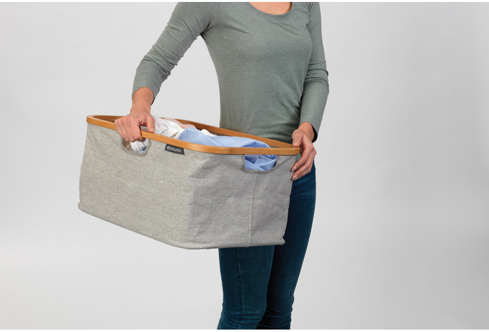 BRABANTIA Panier à Linge pliable 40 litres Gris (118180)