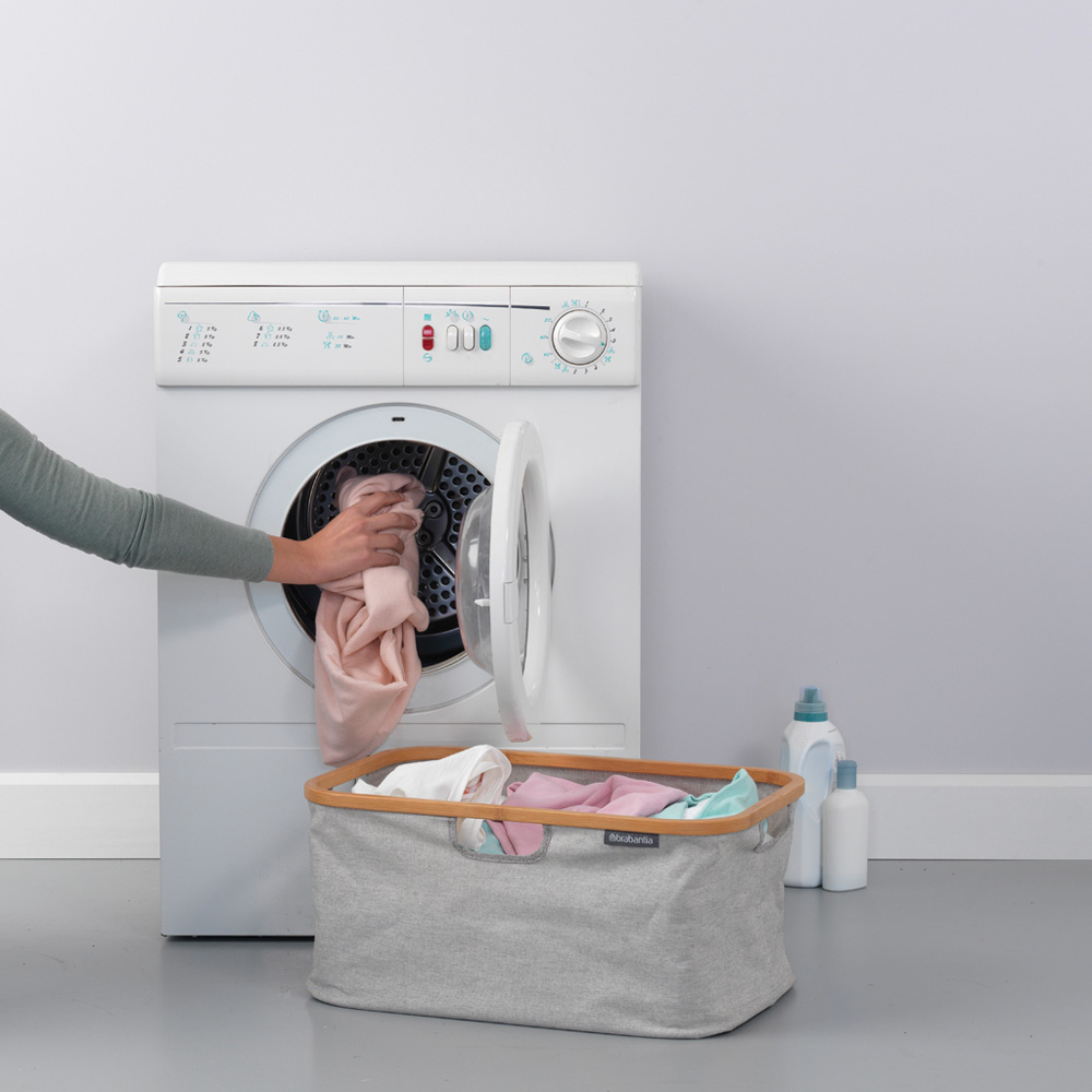 BRABANTIA Panier à Linge pliable 40 litres Gris (118180)