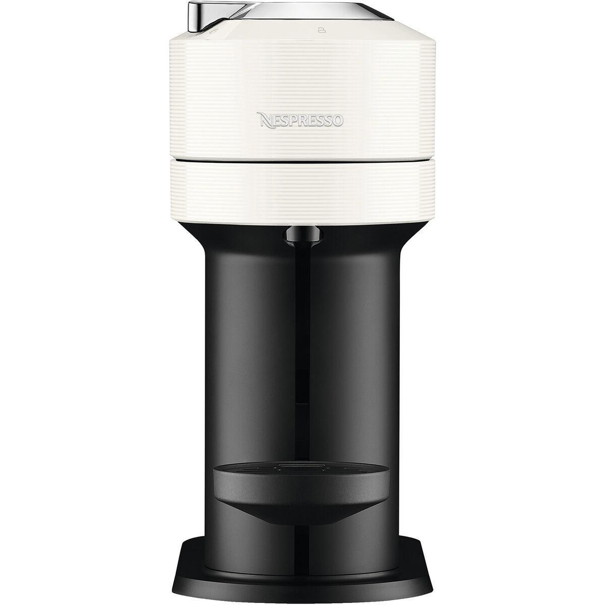 DELONGHI Nespresso VertuoNext ENV120.W, 5 Tassengrößen, elegantes Design, leichte Bedienung, Kapselmaschine White