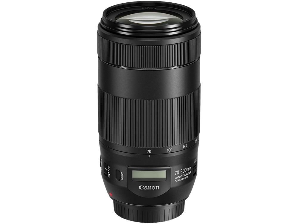 Objetivo - Canon EF 70-300mm f/4-5.6 IS II USM, 145.5 mm, Filtro 67 mm, Montura Canon EF, Negro