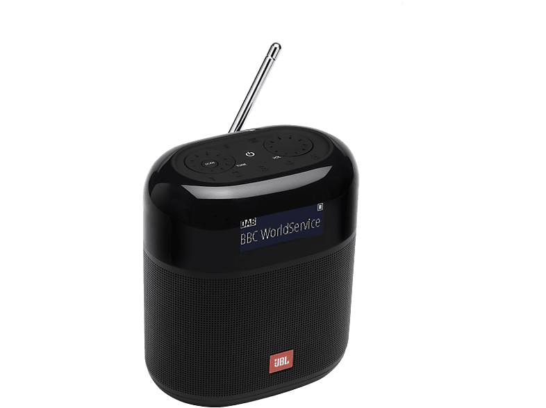 Radio portátil - JBL Tuner XL, 10 W, DAB/DAB+, FM, Bluetooth, 15 h, Pantalla LCD, IPX7, Negro