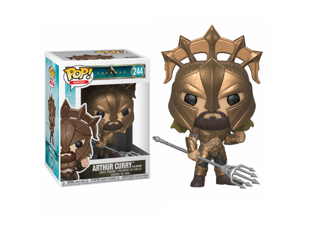 Figura Funko Pop! - Aquaman Arthur Curry Gladiator, DC Comics, Marrón