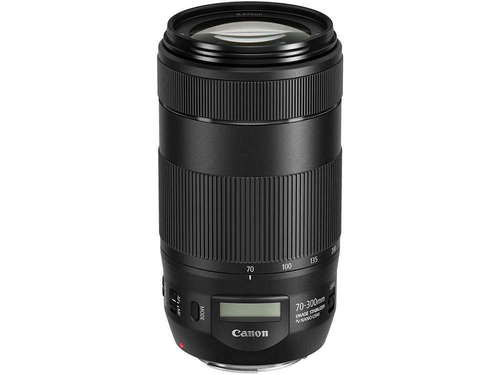 Objetivo - Canon EF 70-300mm f/4-5.6 IS II USM, 145.5 mm, Filtro 67 mm, Montura Canon EF, Negro