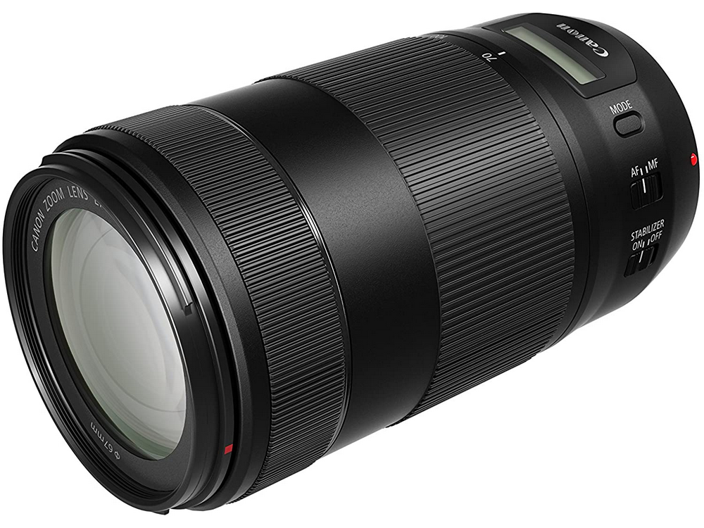 Objetivo - Canon EF 70-300mm f/4-5.6 IS II USM, 145.5 mm, Filtro 67 mm, Montura Canon EF, Negro